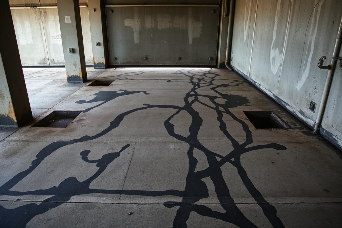 Distribution center loading dock before cleaning by Wash Me