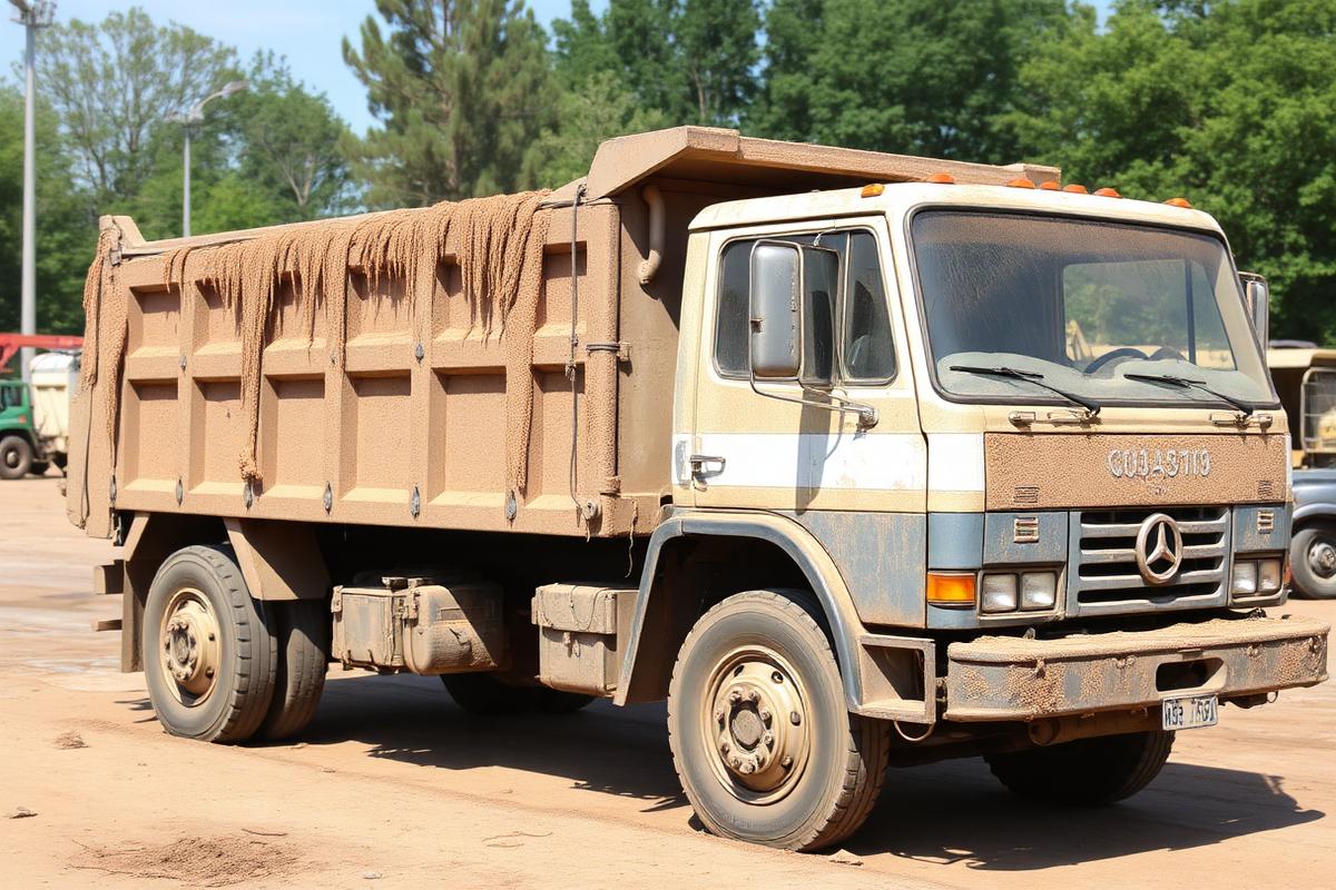 Public works dump truck detail wash before cleaning by Wash Me